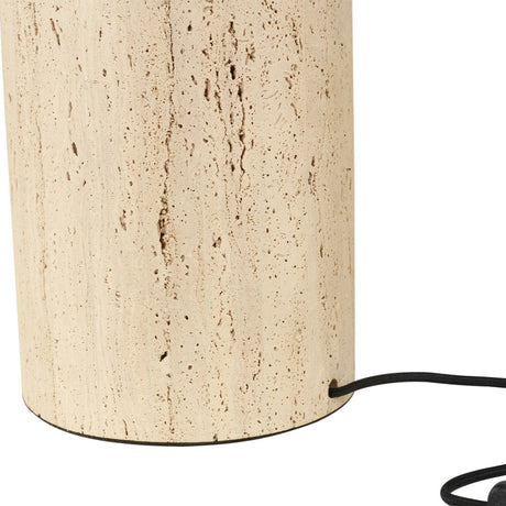 Geo Solid natural Travertine Lamp – 0.4m