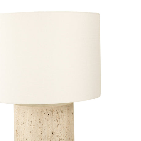Geo Solid natural Travertine Lamp – 0.4m