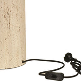 Geo Solid natural Travertine Lamp – 0.4m