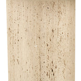 Geo Solid natural Travertine Lamp – 0.4m
