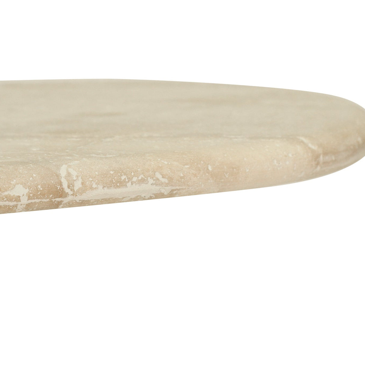 Geo Travertine Organic Side Table – 0.58m
