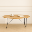 Georgina Steel Base Coffee Table