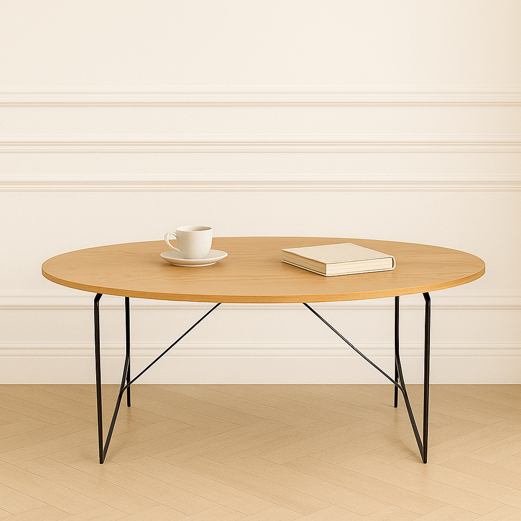 Georgina Steel Base Coffee Table