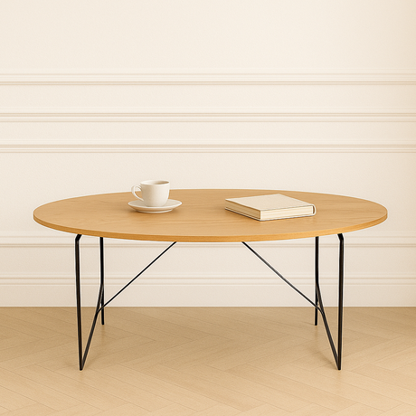 Georgina Steel Base Coffee Table