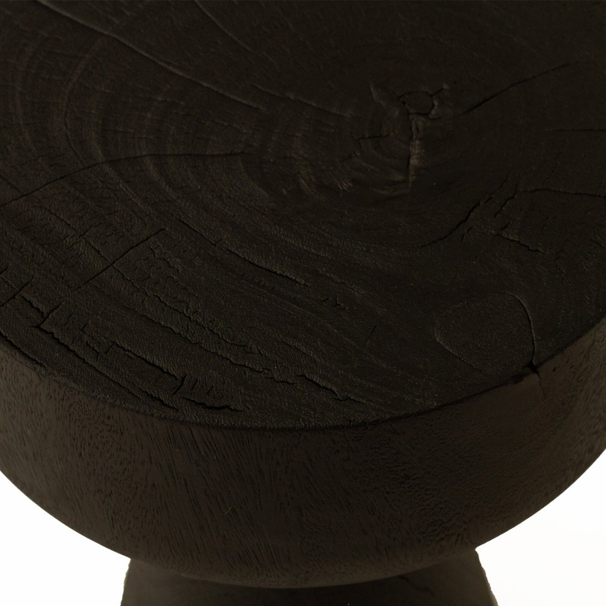Gifu Stump Oak Wood Side Table - 0.48m