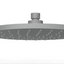 Otus Round Overhead Shower 200mm - Brushed Gun Metal