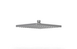 Rosa Square Overhead Shower 254mm - Brushed Gun Metal