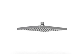 Rosa Square Overhead Shower 254mm - Brushed Gun Metal