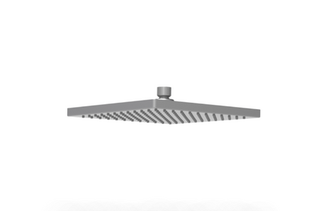 Rosa Square Overhead Shower 254mm - Brushed Gun Metal