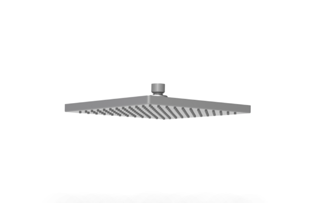 Rosa Square Overhead Shower 254mm - Brushed Gun Metal