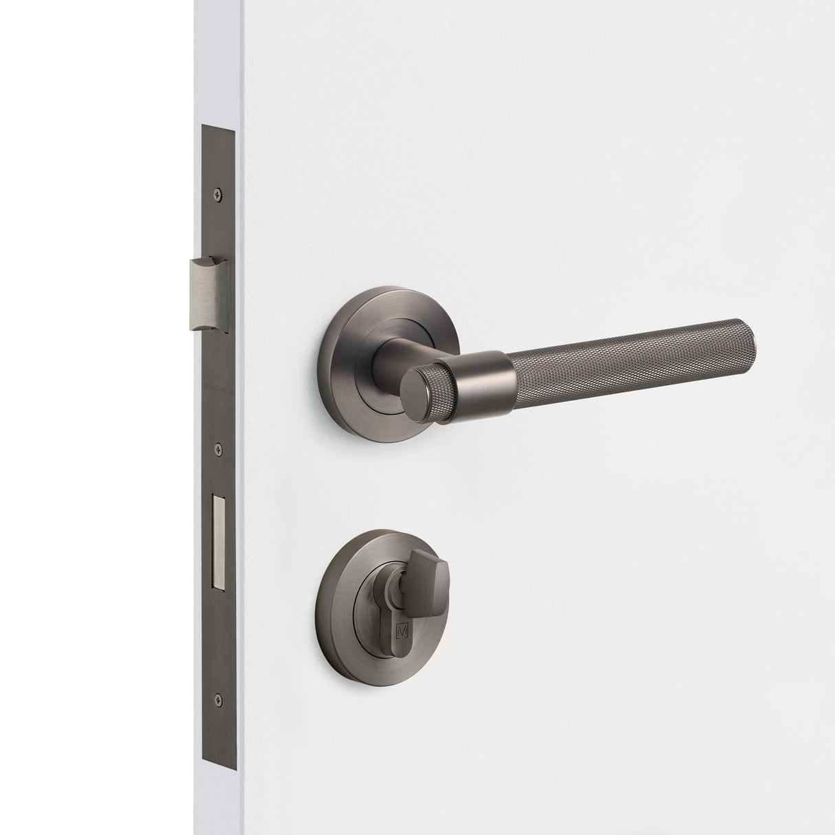 Manovella Entrance Door Kit- Rosedale-Gunmetal
