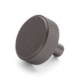 Manovella Gunmetal Round Knurled Cabinet Knob - Octavia