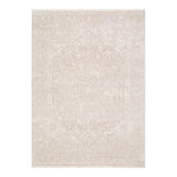 Heritage Distressed Medallion Beige Rug - H102