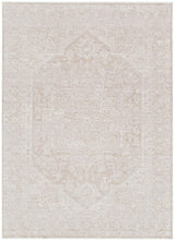 Heritage Distressed Medallion Beige Rug - H102