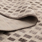 Horizon Ivory Grey Checkered Rug H102