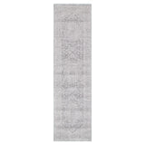 Heritage Distressed Medallion Grey Runner- H103