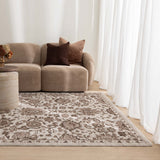 Horizon Ivory Brown Traditional Rug H107