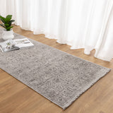 Heritage Distressed Border Grey Runner- H108