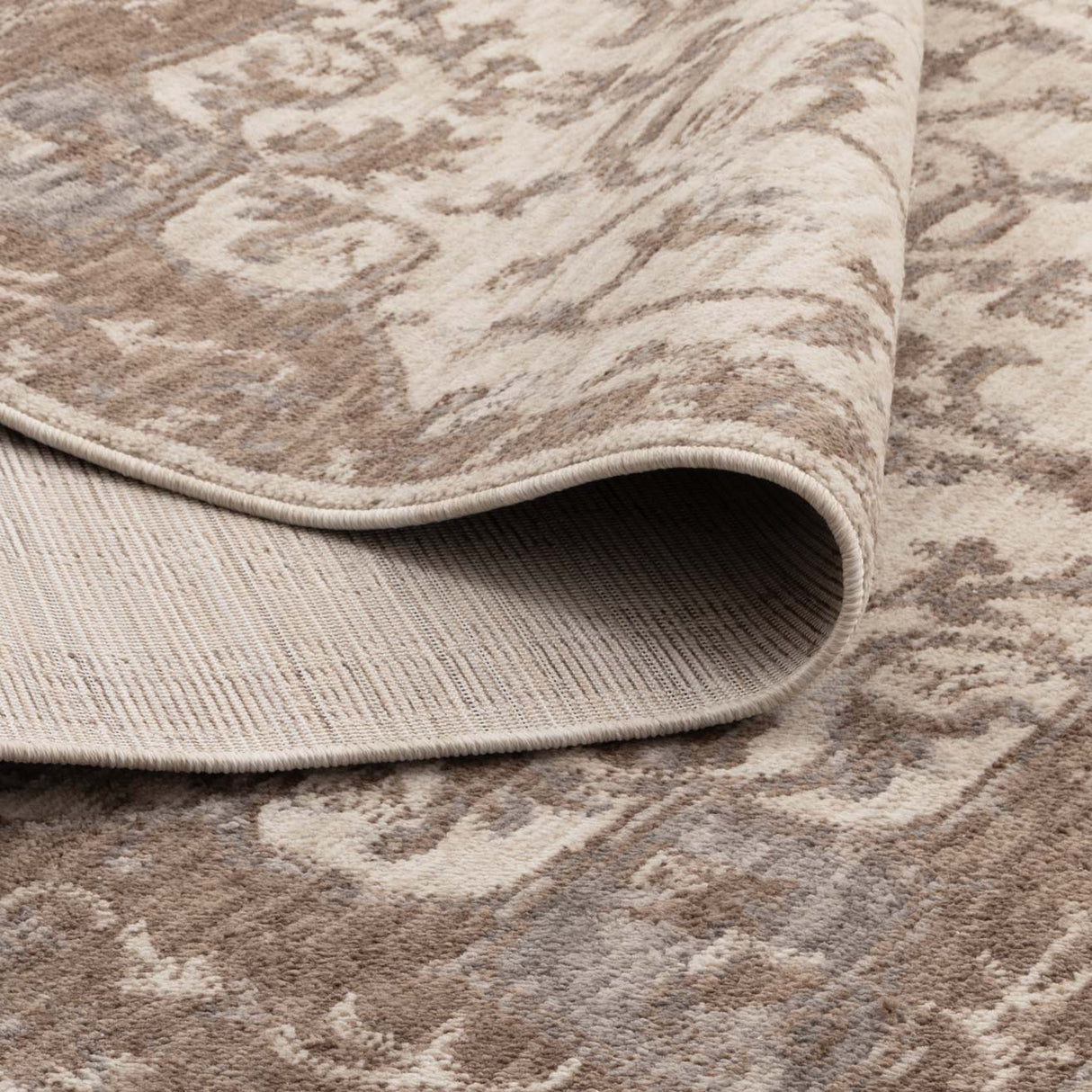 Horizon Ivory Beige Medallion Rug H114