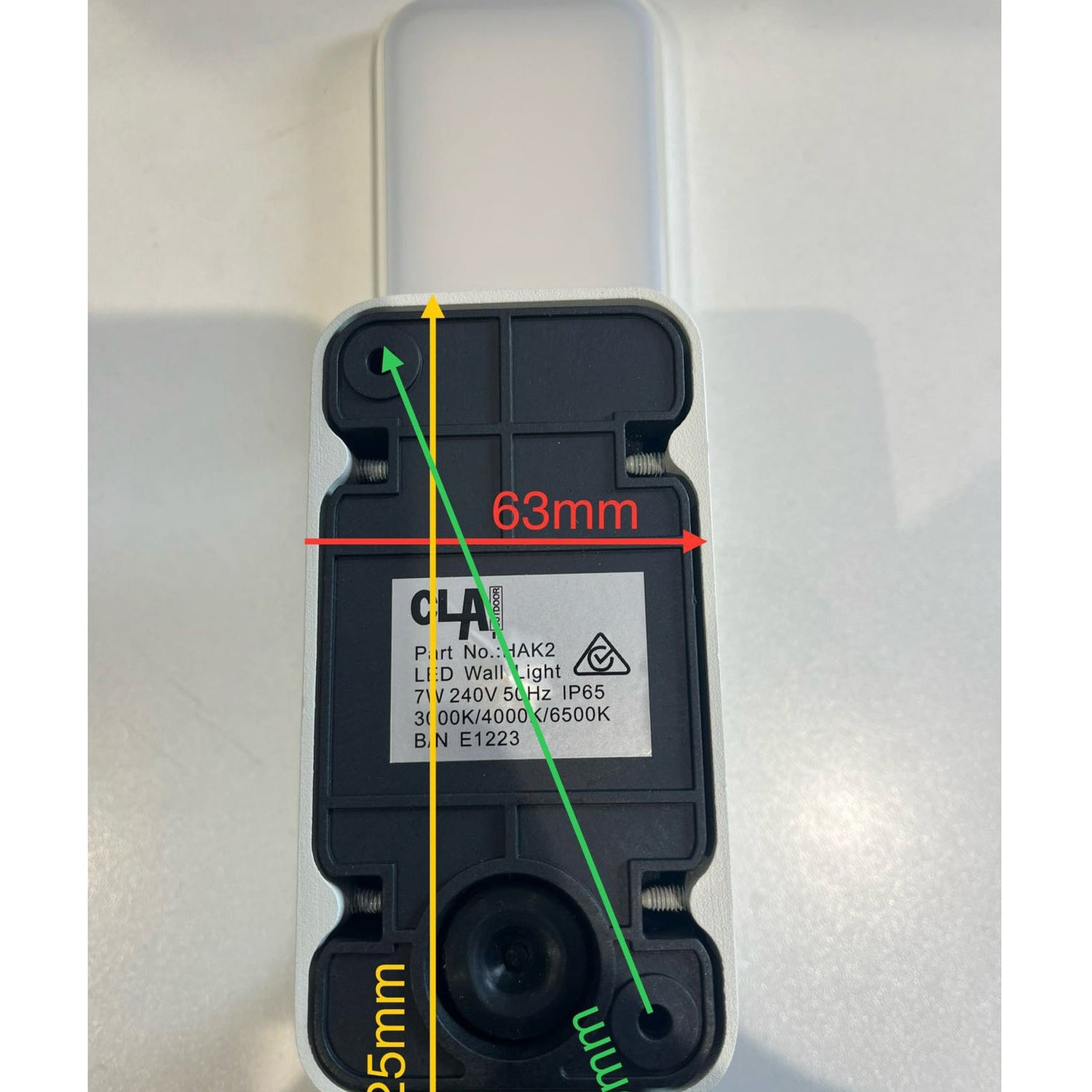 HAK: LED Tri-CCT Exterior Hook Wall Lights IP65