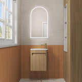 HARTELLE Mini Fluted Wall Hung Cabinet (Harvest Oak)