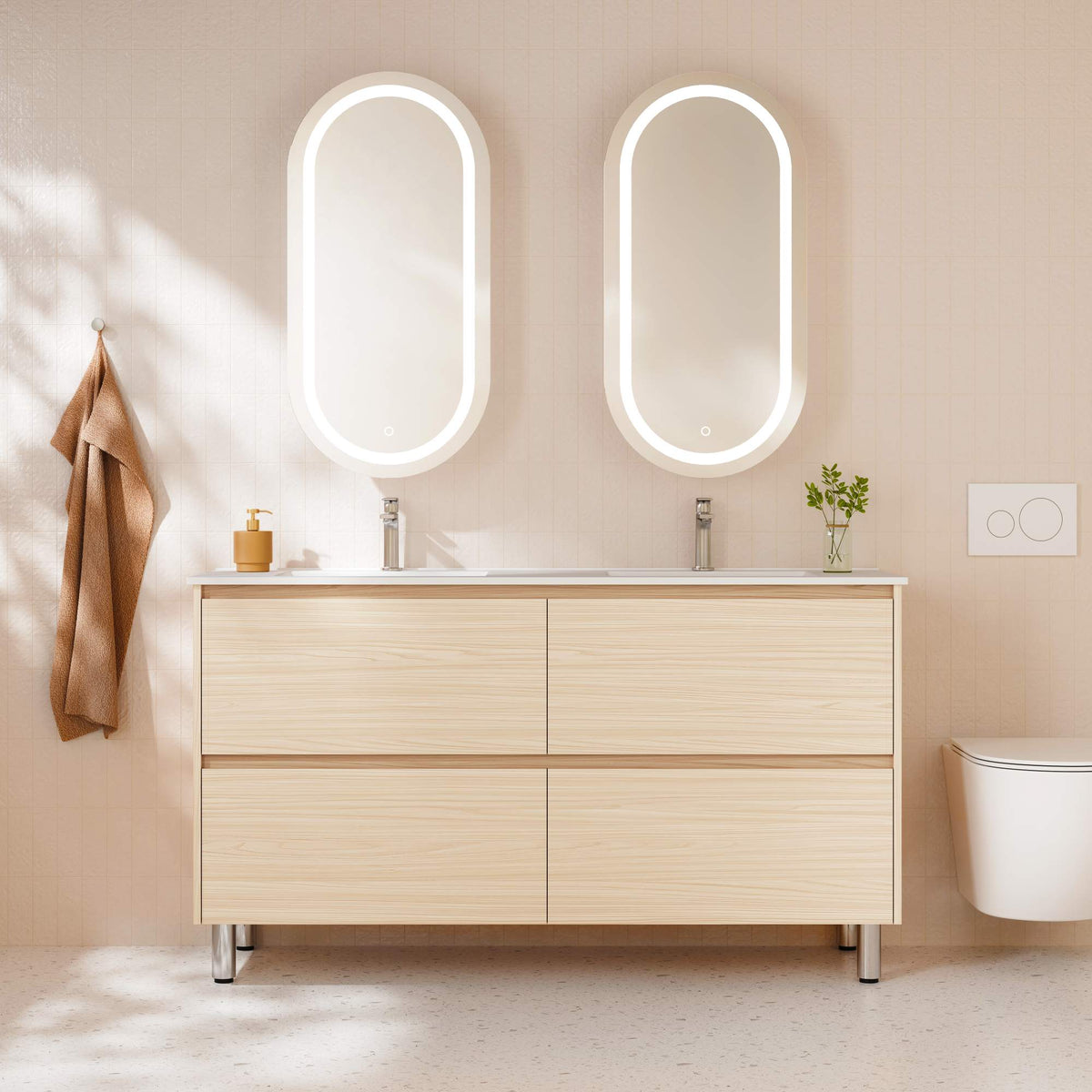 Hera Floor Standing Vanity-Tas Oak-600-750-900-1200-1500mm