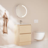 Hera Floor Standing Vanity-Tas Oak-600-750-900-1200-1500mm