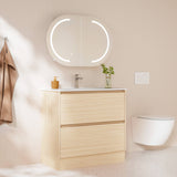 Hera Floor Standing Vanity-Tas Oak-600-750-900-1200-1500mm