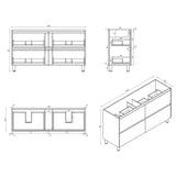 HERA Floor Standing Vanity Cabinet 