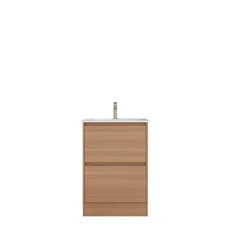 HERA Floor Standing Vanity Cabinet Elegant Oak 
