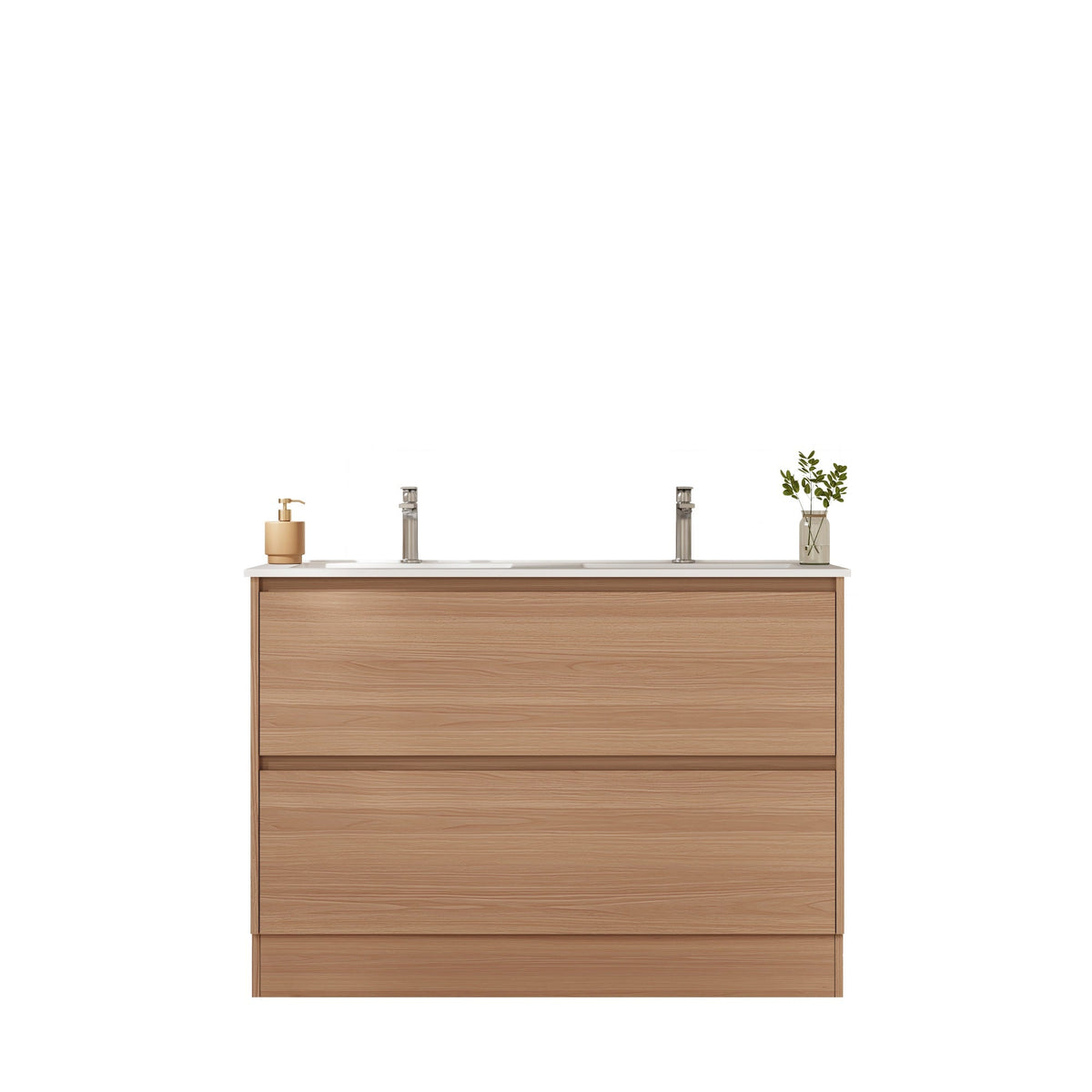 HERA Floor Standing Vanity Cabinet Elegant Oak