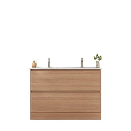 HERA Floor Standing Vanity Cabinet Elegant Oak
