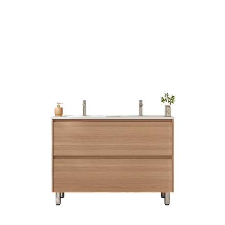 HERA Floor Standing Vanity Cabinet Elegant Oak