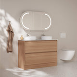 HERA Floor Standing Vanity Cabinet Elegant Oak