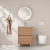 HERA Floor Standing Vanity Cabinet Elegant Oak 