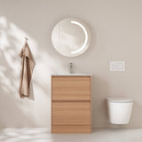 HERA Floor Standing Vanity Cabinet Elegant Oak 