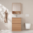 HERA Floor Standing Vanity Cabinet Elegant Oak 