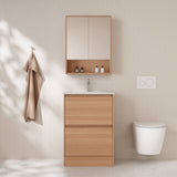 HERA Floor Standing Vanity Cabinet Elegant Oak 