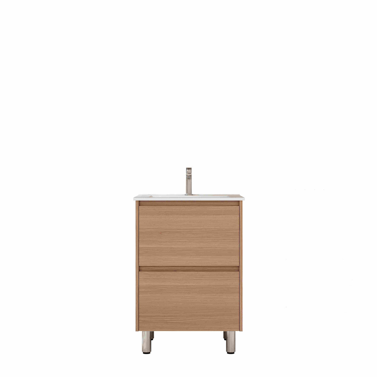 HERA Floor Standing Vanity Cabinet Elegant Oak 