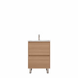 HERA Floor Standing Vanity Cabinet Elegant Oak 