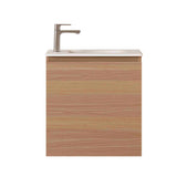 HERA MDF SLIM Wall Hung Vanity Cabinet Elegant Oak 