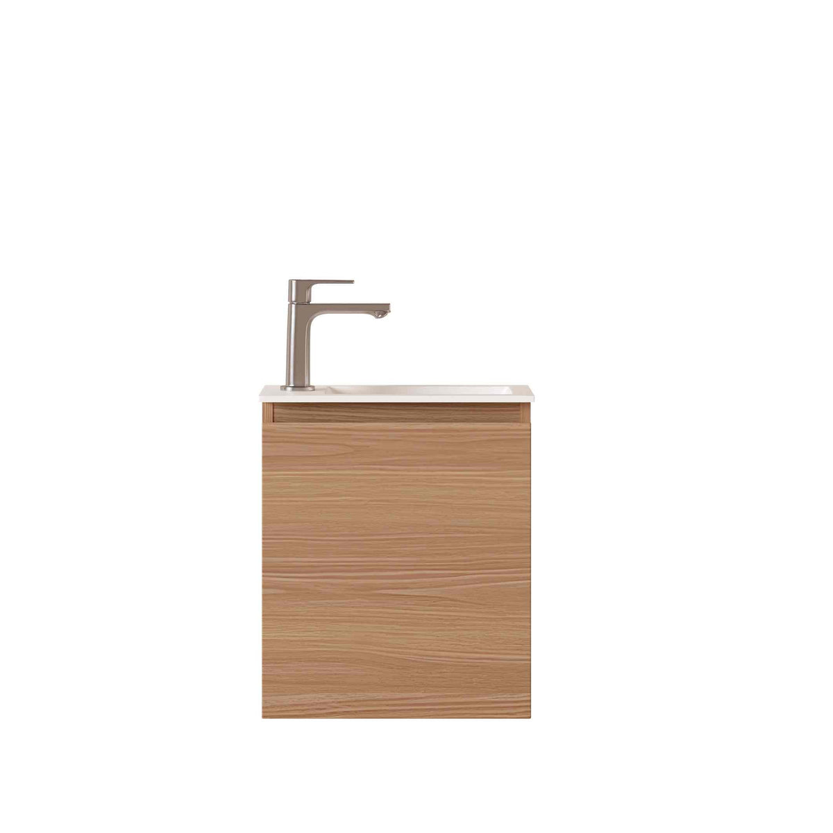 HERA MDF SLIM Wall Hung Vanity Cabinet Elegant Oak 