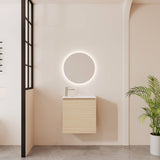 HERA MDF SLIM Wall Hung Vanity Cabinet Tas Oak