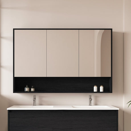 HERA Shaving Cabinet Black Oak 