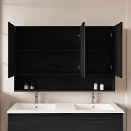 HERA Shaving Cabinet Black Oak 