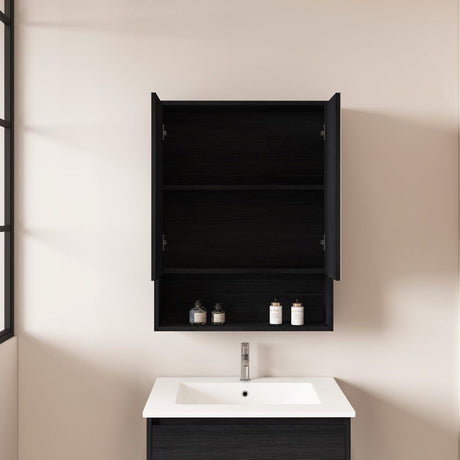 HERA Shaving Cabinet Black Oak