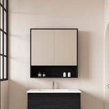 HERA Shaving Cabinet Black Oak