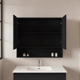 HERA Shaving Cabinet Black Oak