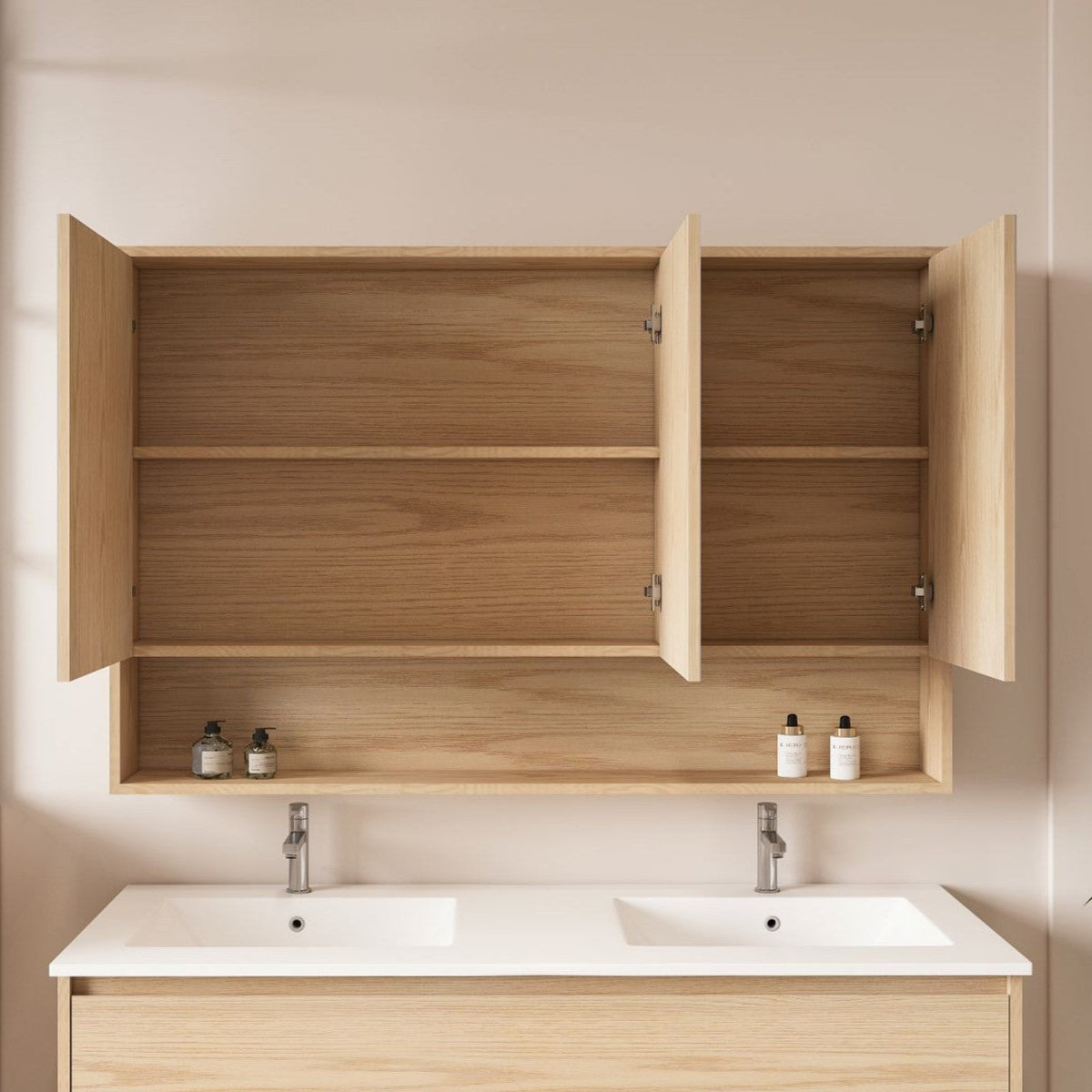 HERA Shaving Cabinet Tas Oak