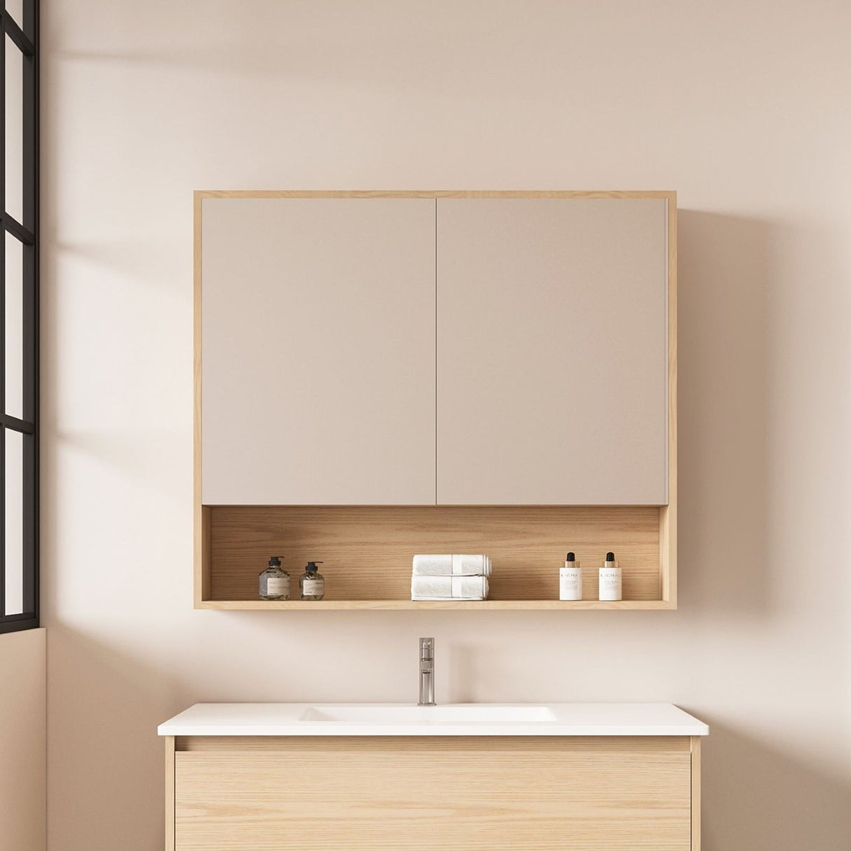 HERA Shaving Cabinet Tas Oak